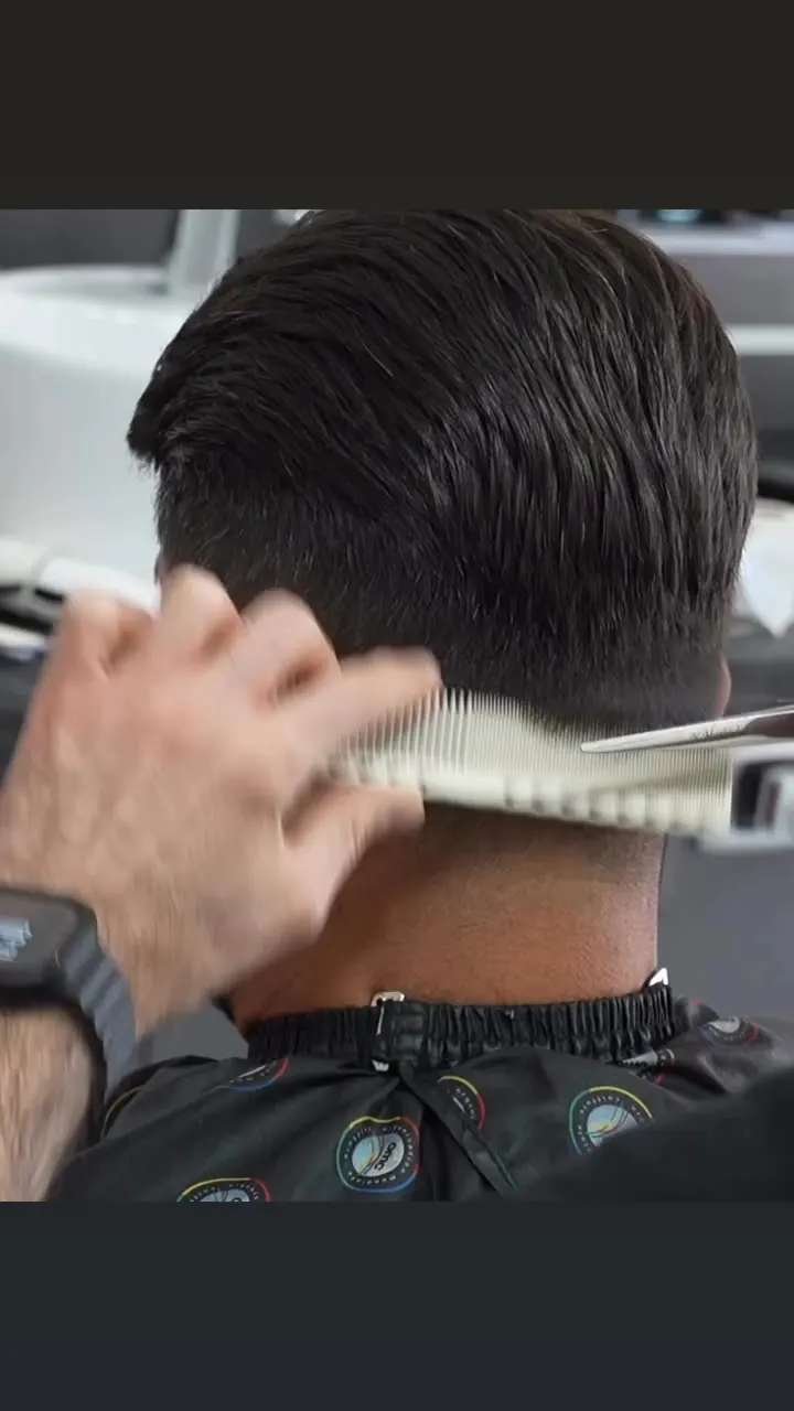Passaggio tecnico durante la realizzazione di un fade